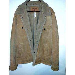 Aeropostale mens leather jacket